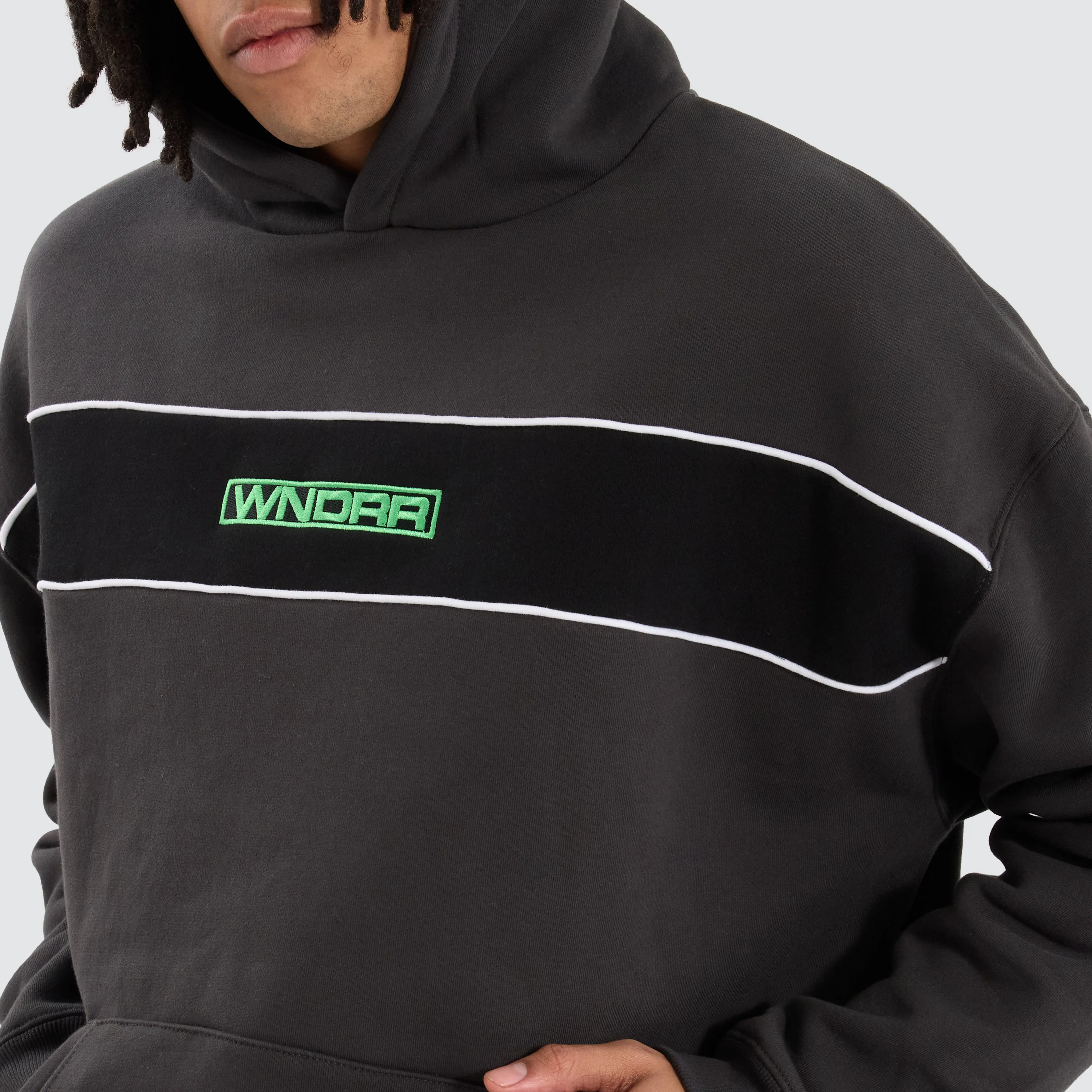 Patron Panel Hood Sweat Black sold by Neverland product image thumbnail 2