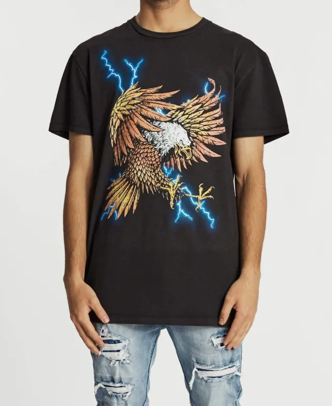 Bird of Prey Relaxed T-Shirt Metal Black sold by Neverland