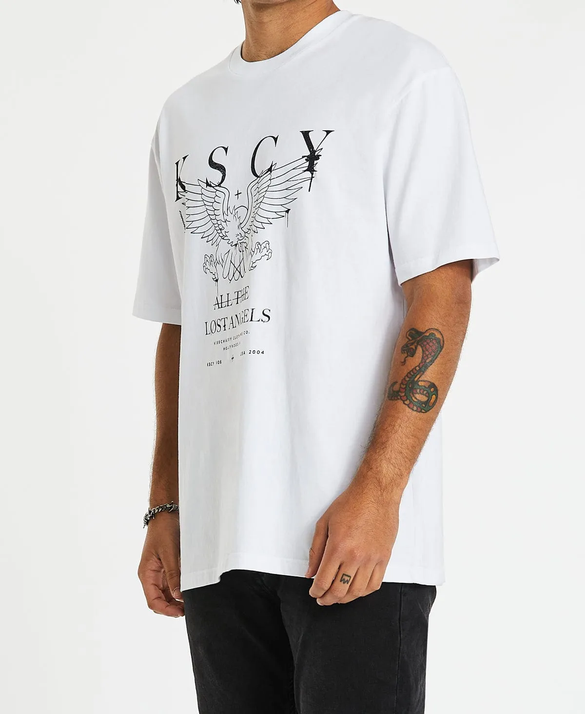 Sutro Box Fit T-Shirt White sold by Neverland product image thumbnail 4