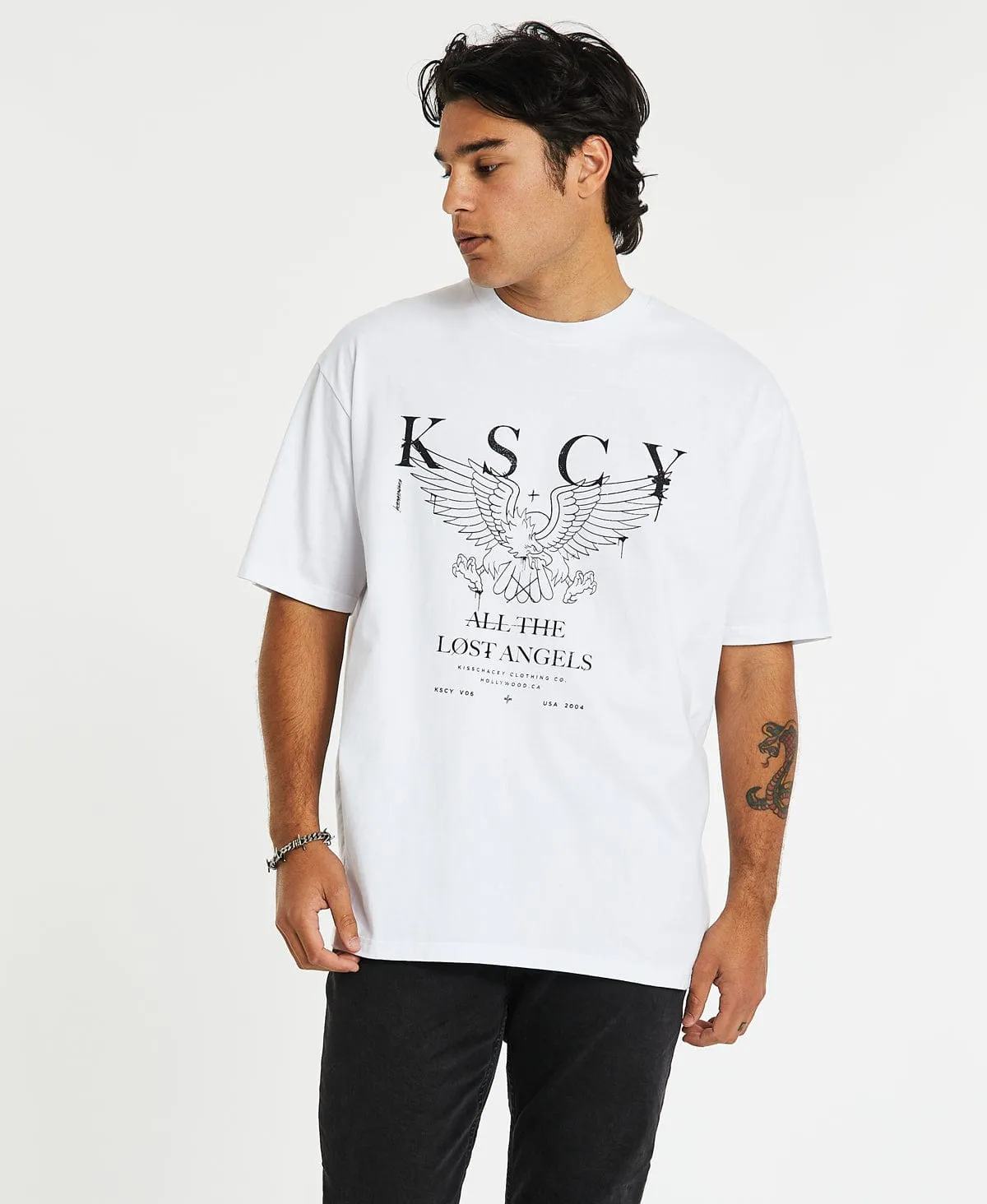 Sutro Box Fit T-Shirt White sold by Neverland