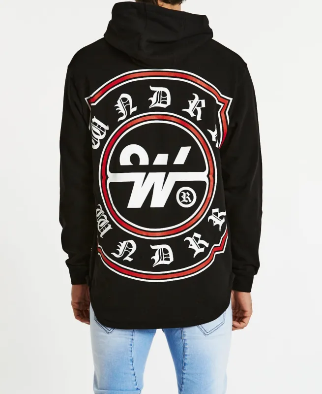 Ambush Curved Hem Hoodie Black sold by Neverland