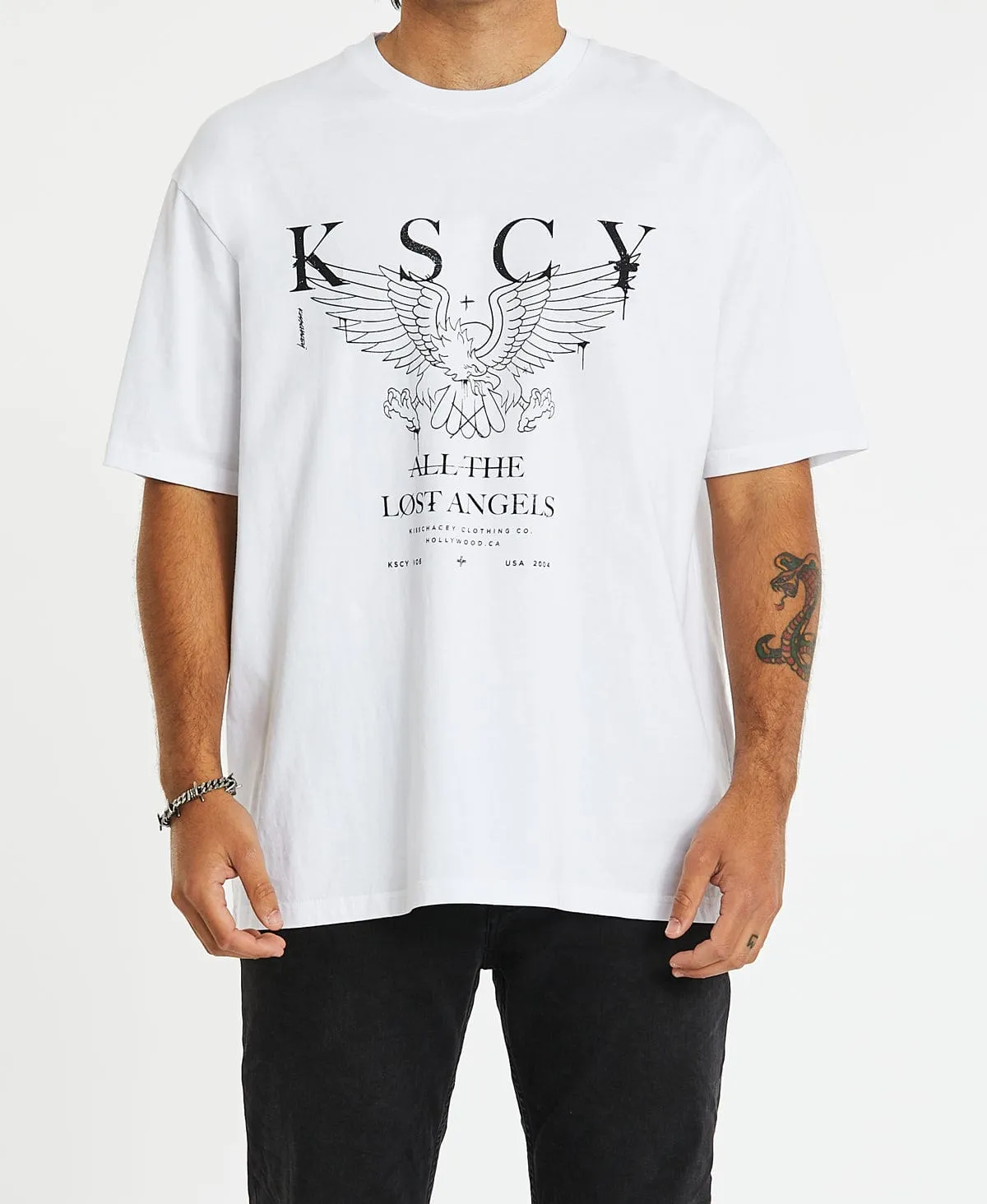 Sutro Box Fit T-Shirt White sold by Neverland product image thumbnail 3