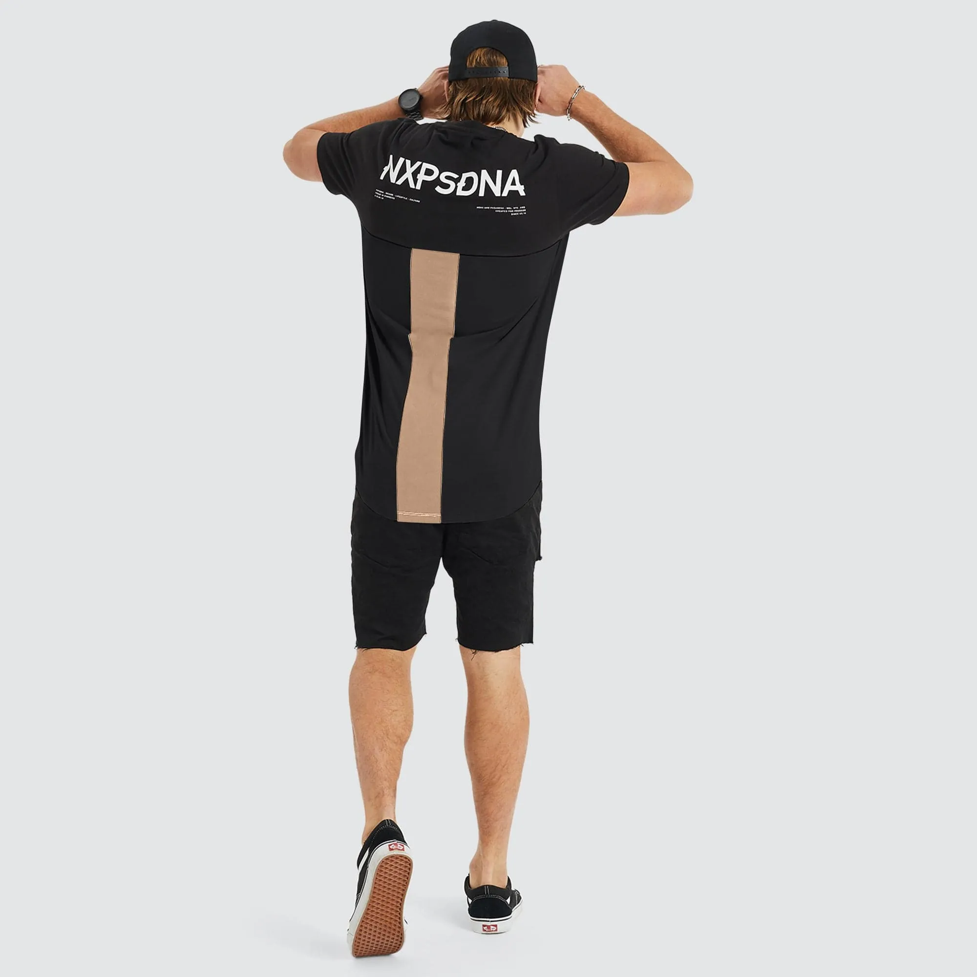 Echelon Cape Back T-Shirt Jet Black sold by Neverland product image thumbnail 5