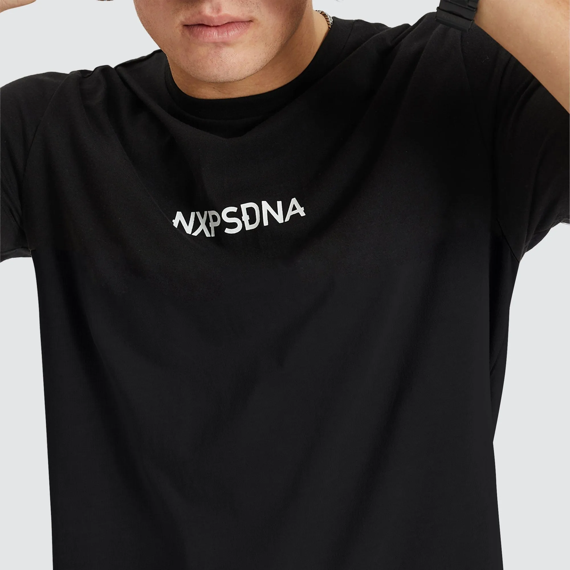 Echelon Cape Back T-Shirt Jet Black sold by Neverland product image thumbnail 3