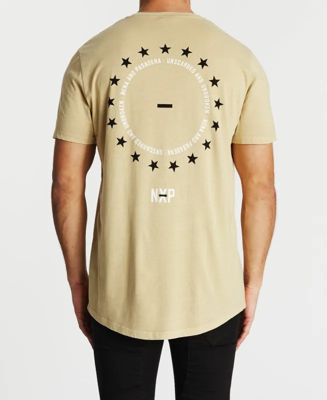 Rounded Scoop Back T-Shirt Pigment Mojave sold by Neverland