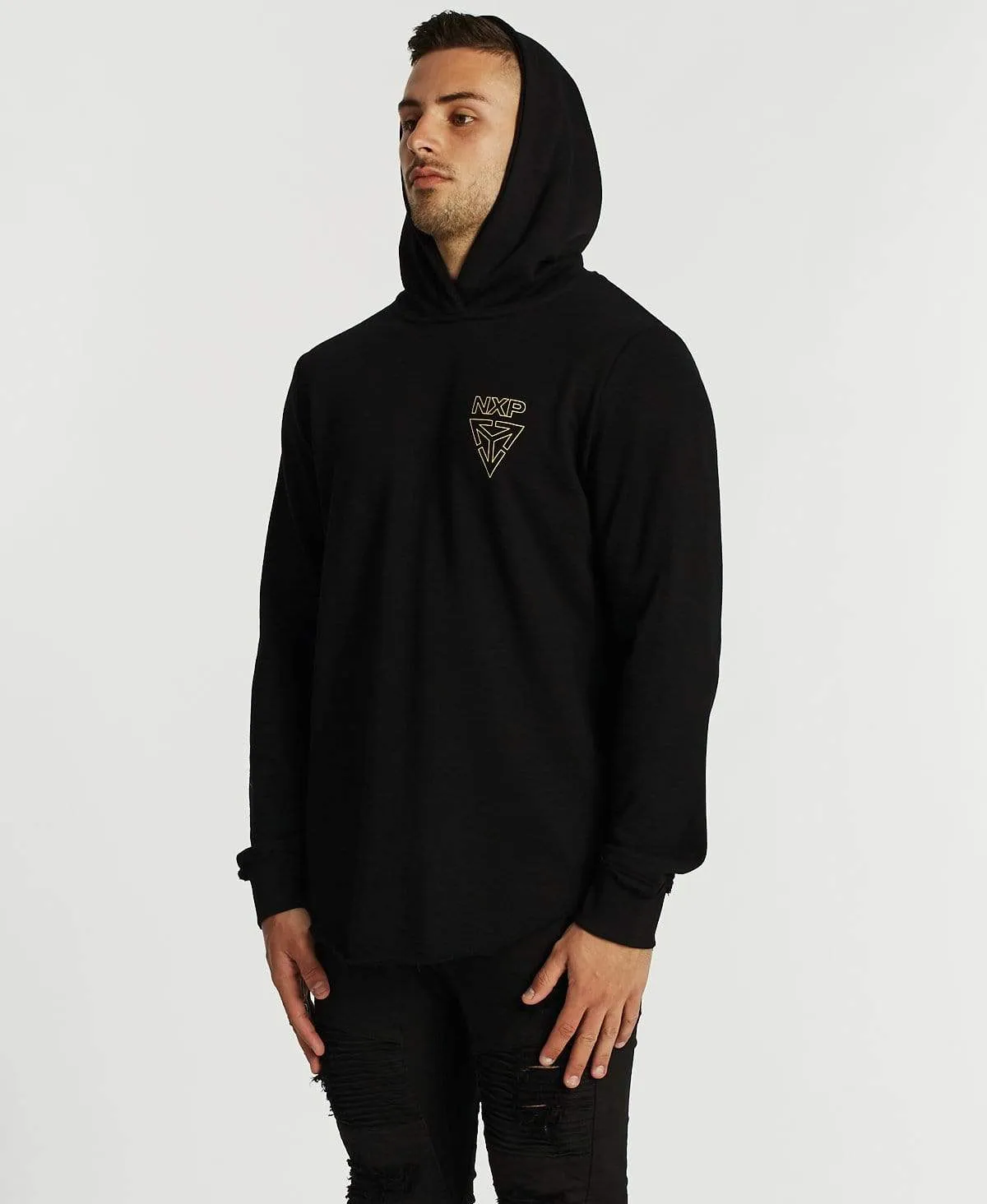 Systems Dual Curve Hoodie Jet Black sold by Neverland product image thumbnail 5