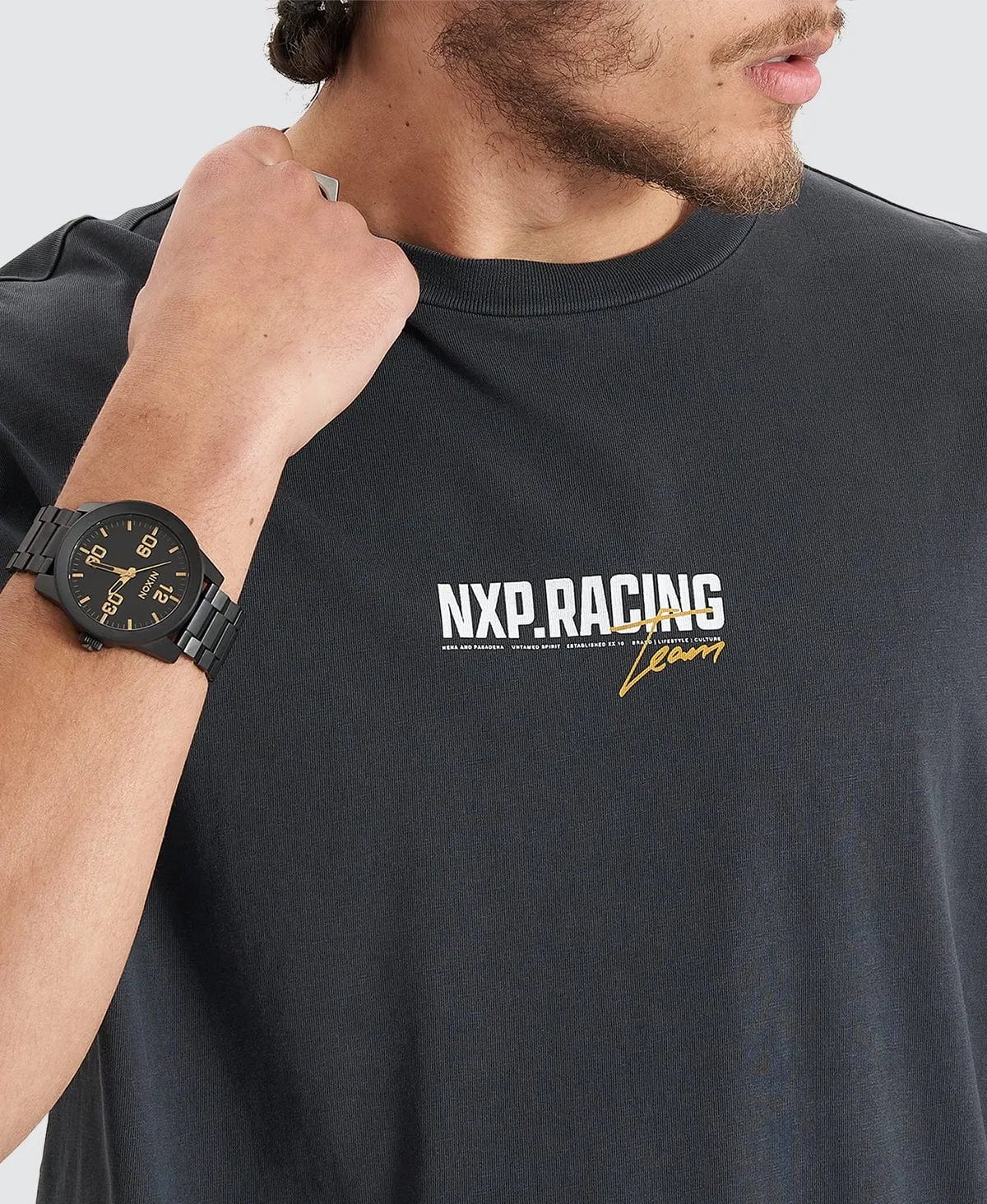 Kingside Heavy Box Fit Tee Pigment Black sold by Neverland product image thumbnail 2