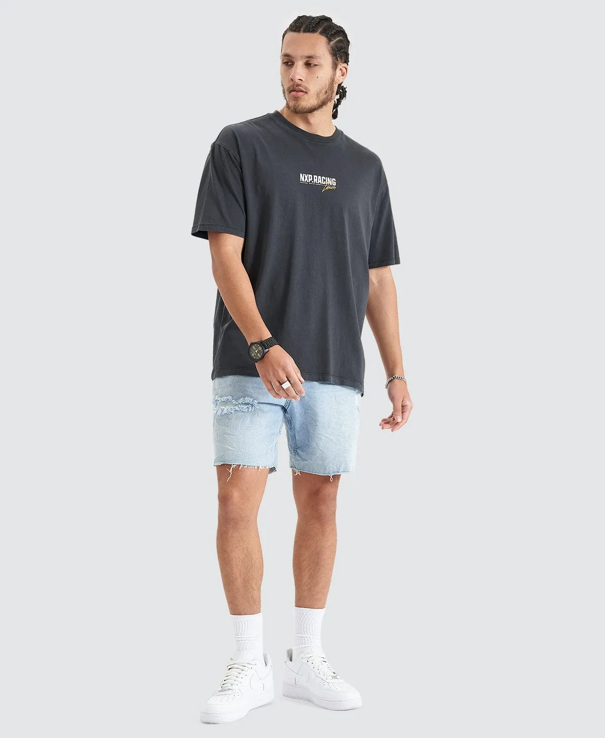 Kingside Heavy Box Fit Tee Pigment Black sold by Neverland product image thumbnail 3