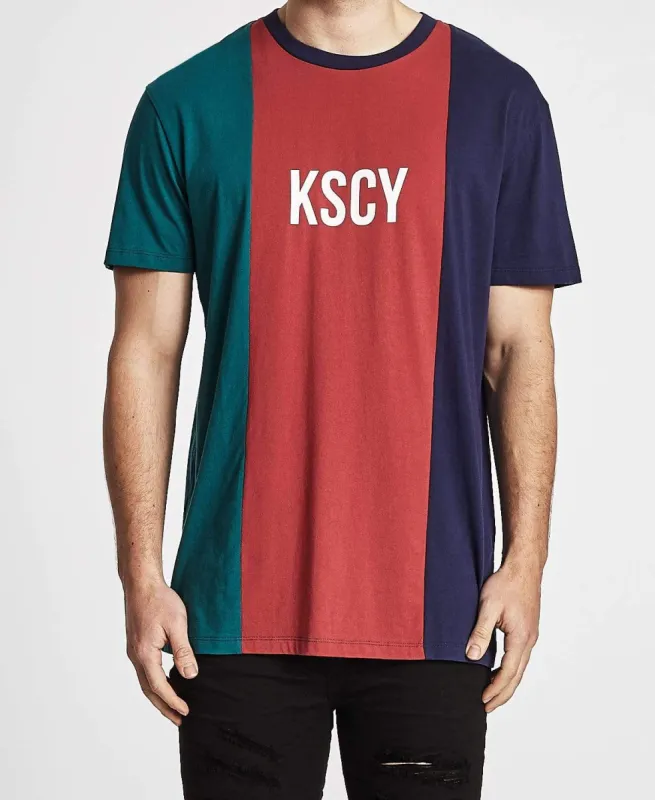 High Relaxed Fit T-Shirt Green/Blue sold by Neverland