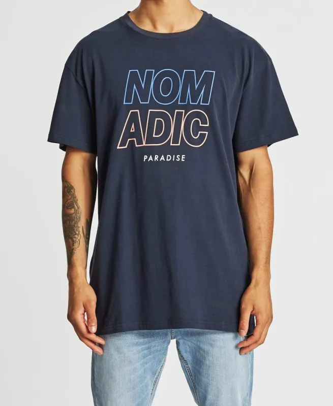 Hardcourt Relaxed Fit T-Shirt Blue Graphite sold by Neverland