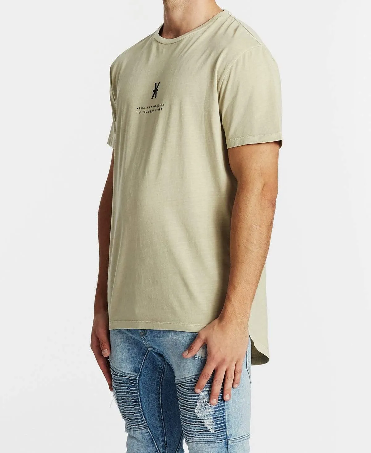 Burn It Down Cape Back T-Shirt Pigment Sand sold by Neverland product image thumbnail 3