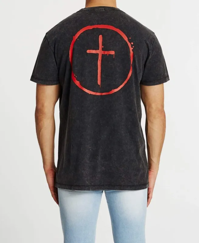 Mirage Relaxed T-Shirt Anthracite Black sold by Neverland