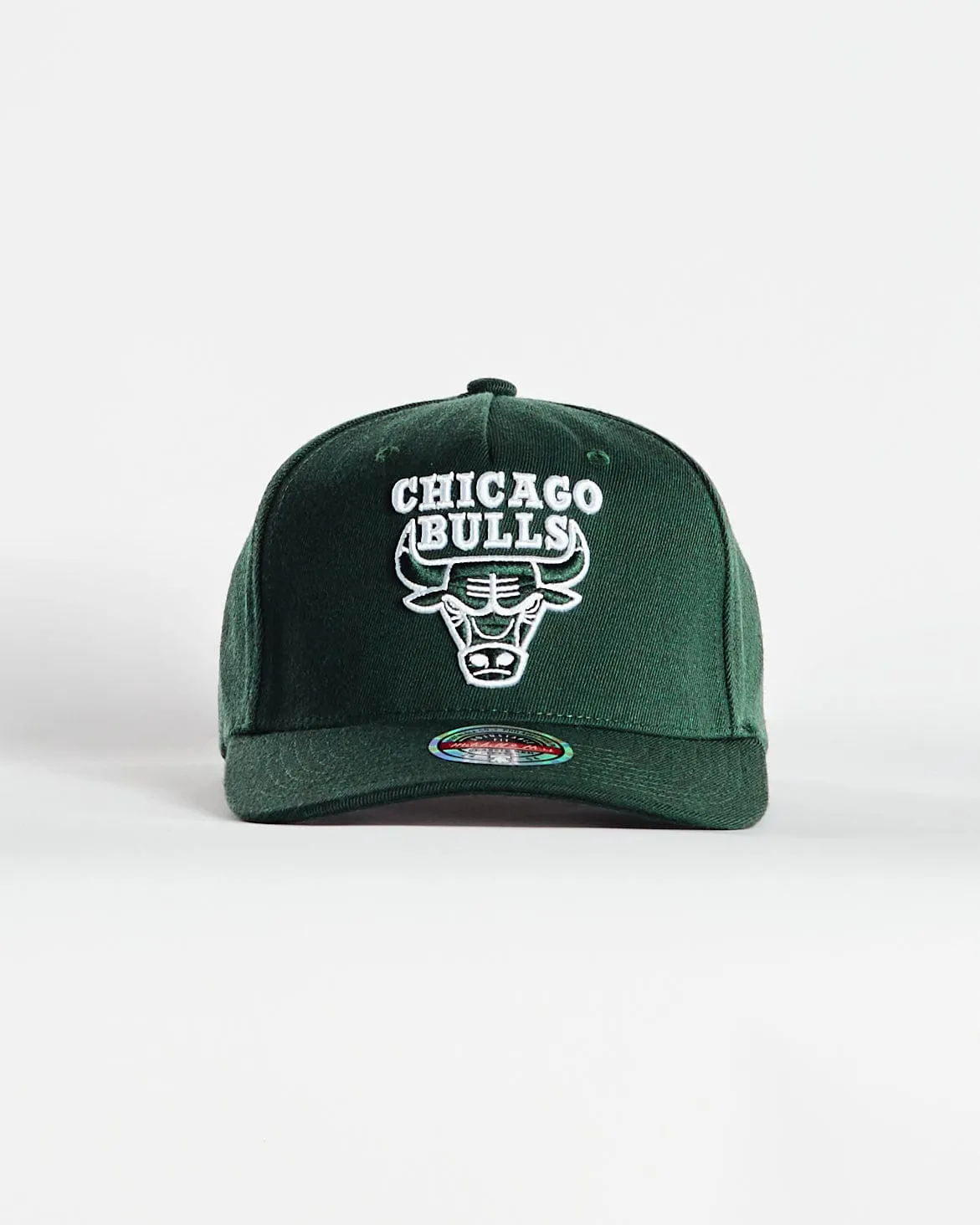 Chicago Bulls Clear Fields 5 Panel Snapback Dark Green sold by Neverland