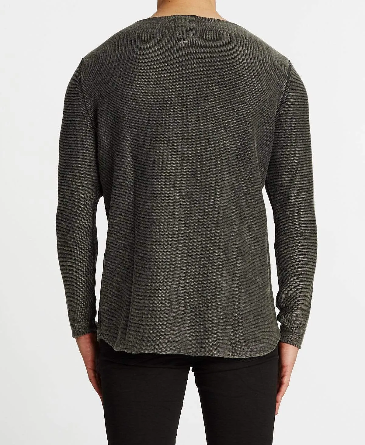 Karma Curved Hem Knit Jet Black sold by Neverland product image thumbnail 2