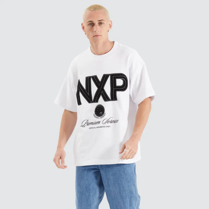Service Loopback Raptor Tee Optical White sold by Neverland