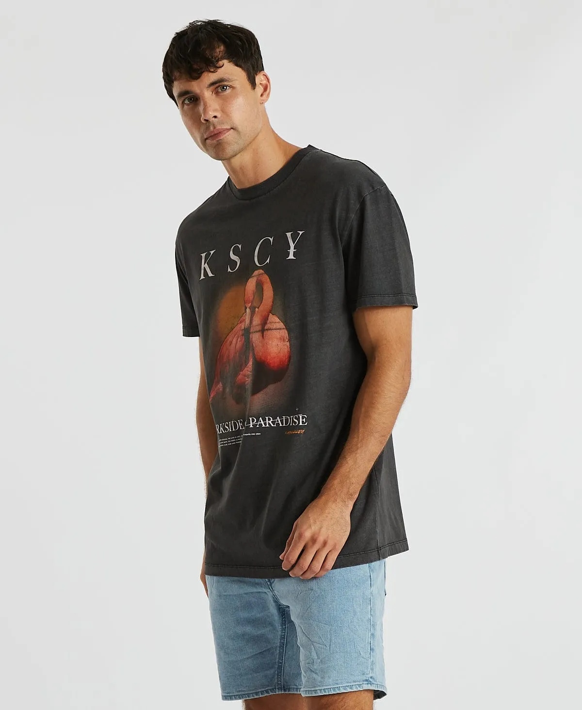 Raver Relaxed T-Shirt Pigment Black sold by Neverland product image thumbnail 4