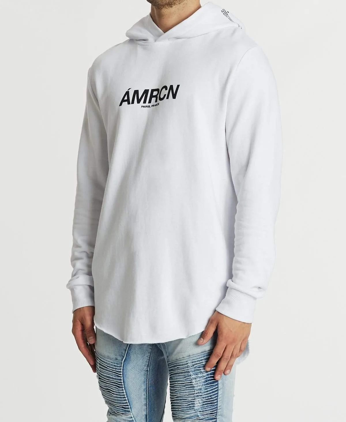 Jeune Dual Curved Hoodie White sold by Neverland product image thumbnail 3