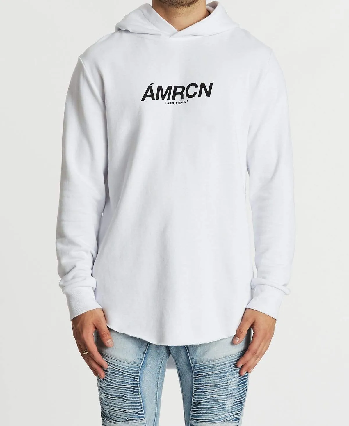 Jeune Dual Curved Hoodie White sold by Neverland product image thumbnail 2