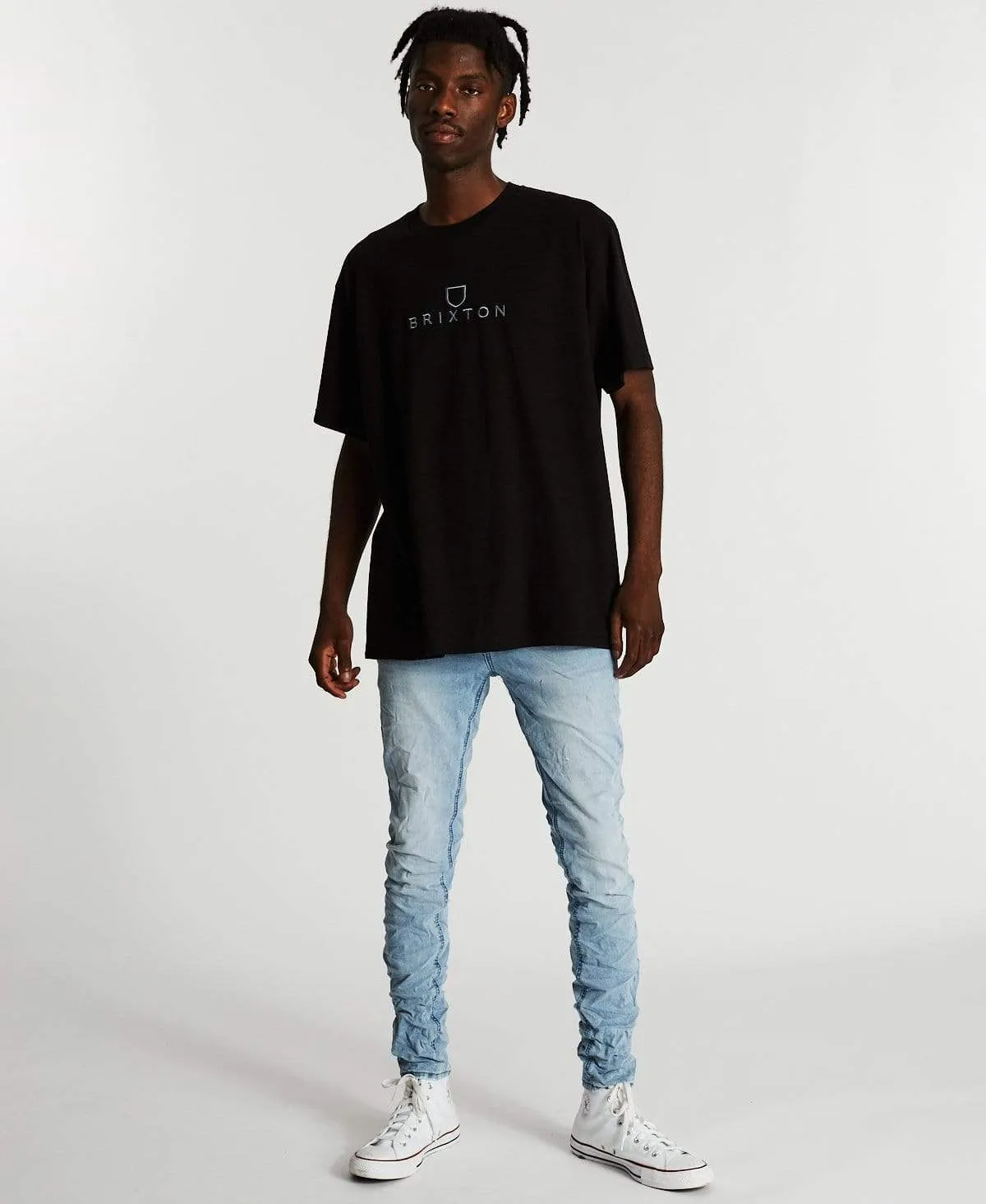 Alpha Thread Standard T-Shirt Black/Grey sold by Neverland product image thumbnail 4