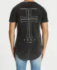 Substantial Dual Curved T-Shirt Acid Black sold by Neverland
