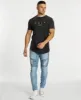 Substantial Dual Curved T-Shirt Acid Black sold by Neverland