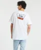 Linwood T-Shirt White/Moonlit Ocean/Burnt Orange sold by Neverland