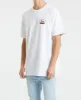 Linwood T-Shirt White/Moonlit Ocean/Burnt Orange sold by Neverland