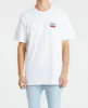 Linwood T-Shirt White/Moonlit Ocean/Burnt Orange sold by Neverland