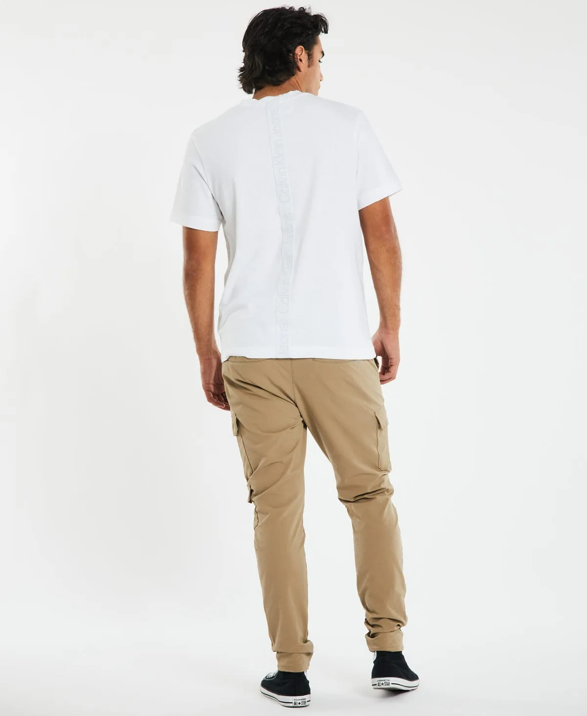 Logo Tape T-Shirt White sold by Neverland product image thumbnail 3