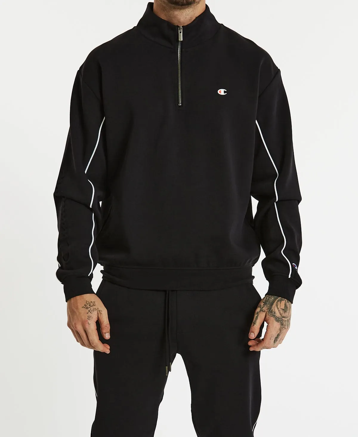 Roch Tech Quarter Zip Black sold by Neverland product image thumbnail 3