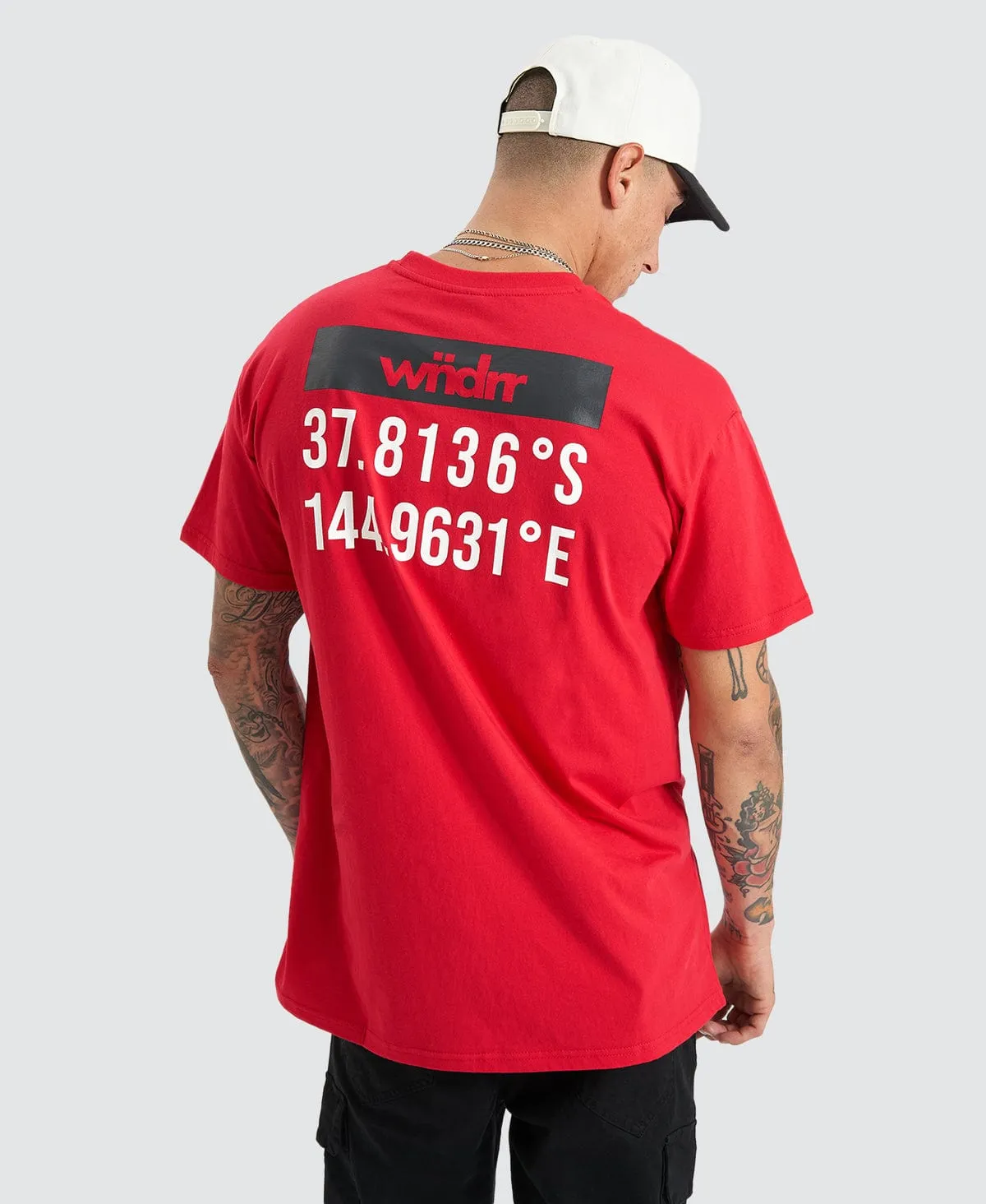 Compass Custom Fit T-Shirt Red sold by Neverland