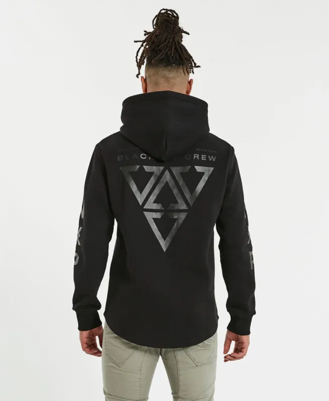 Parallel Hooded Dual Curved Jumper Jet Black sold by Neverland