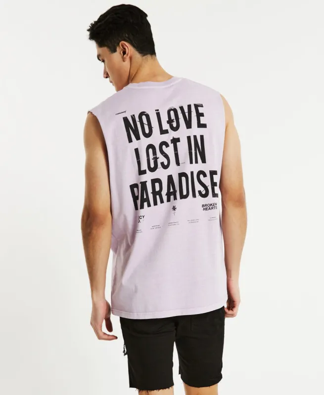 Obliged Relaxed Muscle Tee Pigment Orchid sold by Neverland