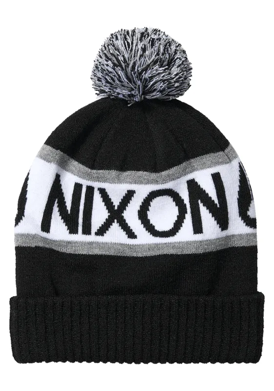 Teamster R Beanie Black/White sold by Neverland