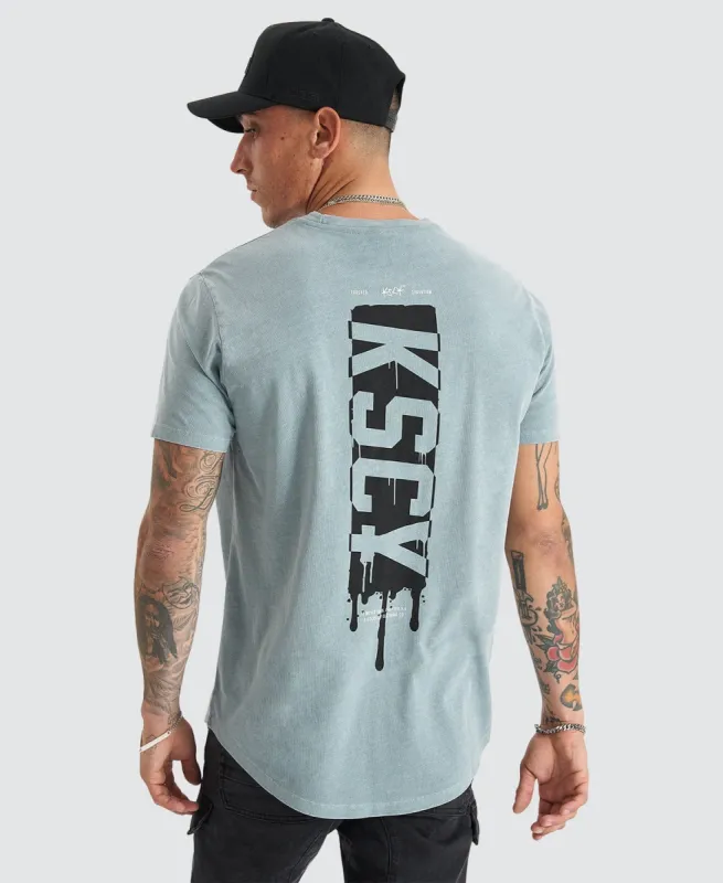 Nightbrook Dual Curved Tee Pigment Lead sold by Neverland