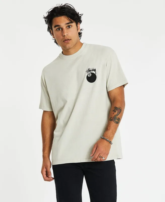 Pigment 8 Ball Short Sleeve T-Shirt White Sand sold by Neverland