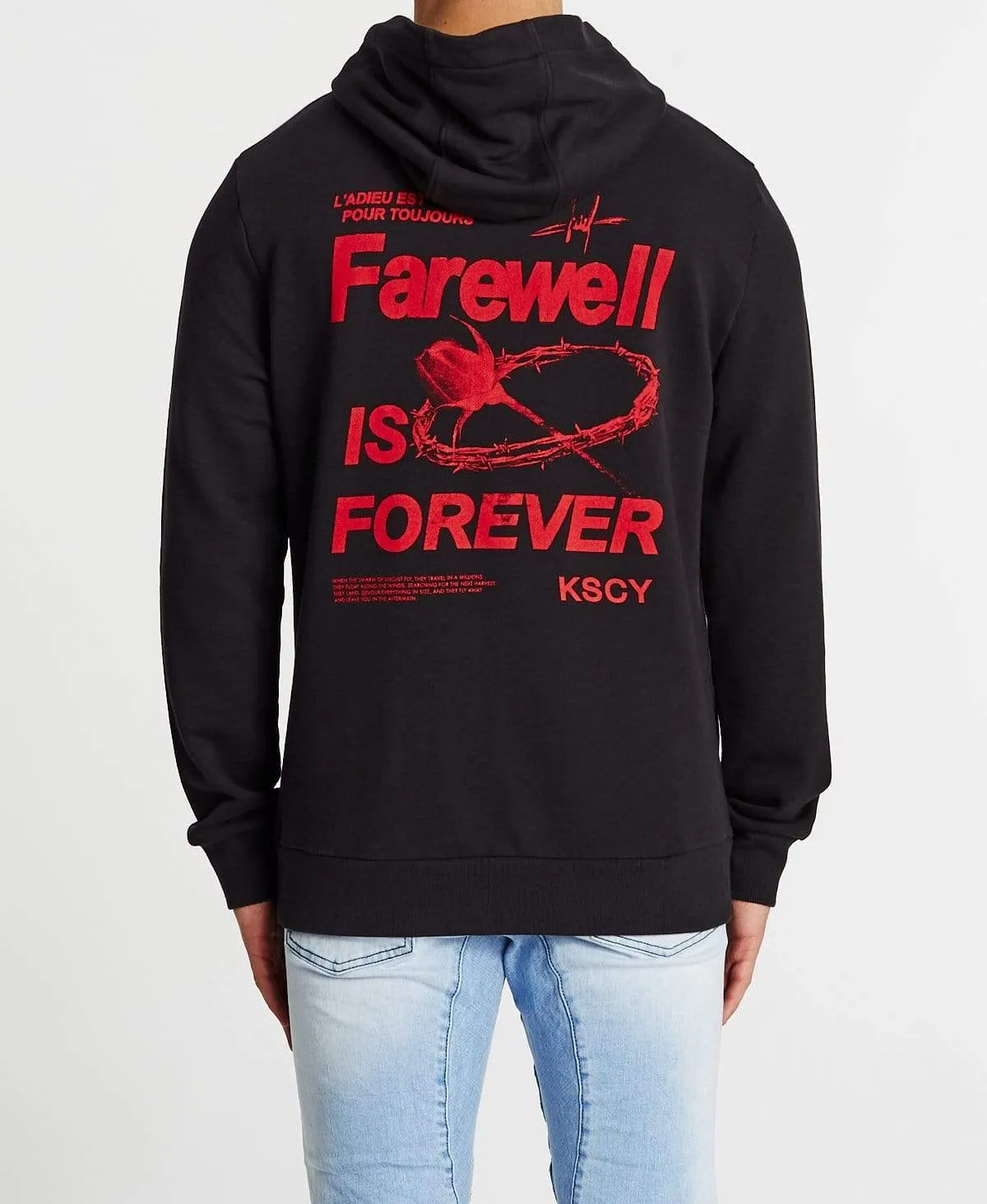 Forever Relaxed Hoodie Jet Black sold by Neverland