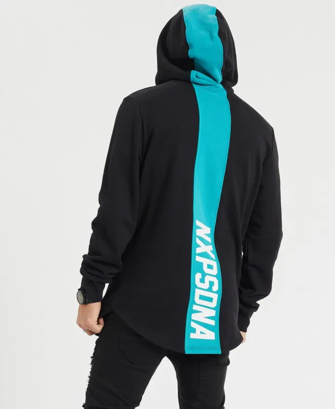 Balance Hooded Dual Curved Jumper Jet Black sold by Neverland