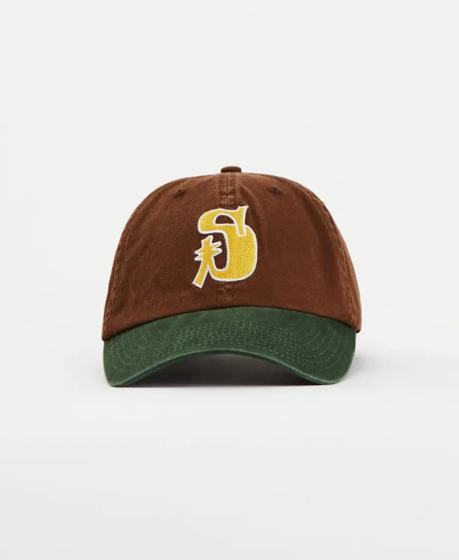 Vintage S Low Pro Cap Brick/ Green sold by Neverland