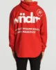 Offcut Curved Hem Hoodie Red sold by Neverland