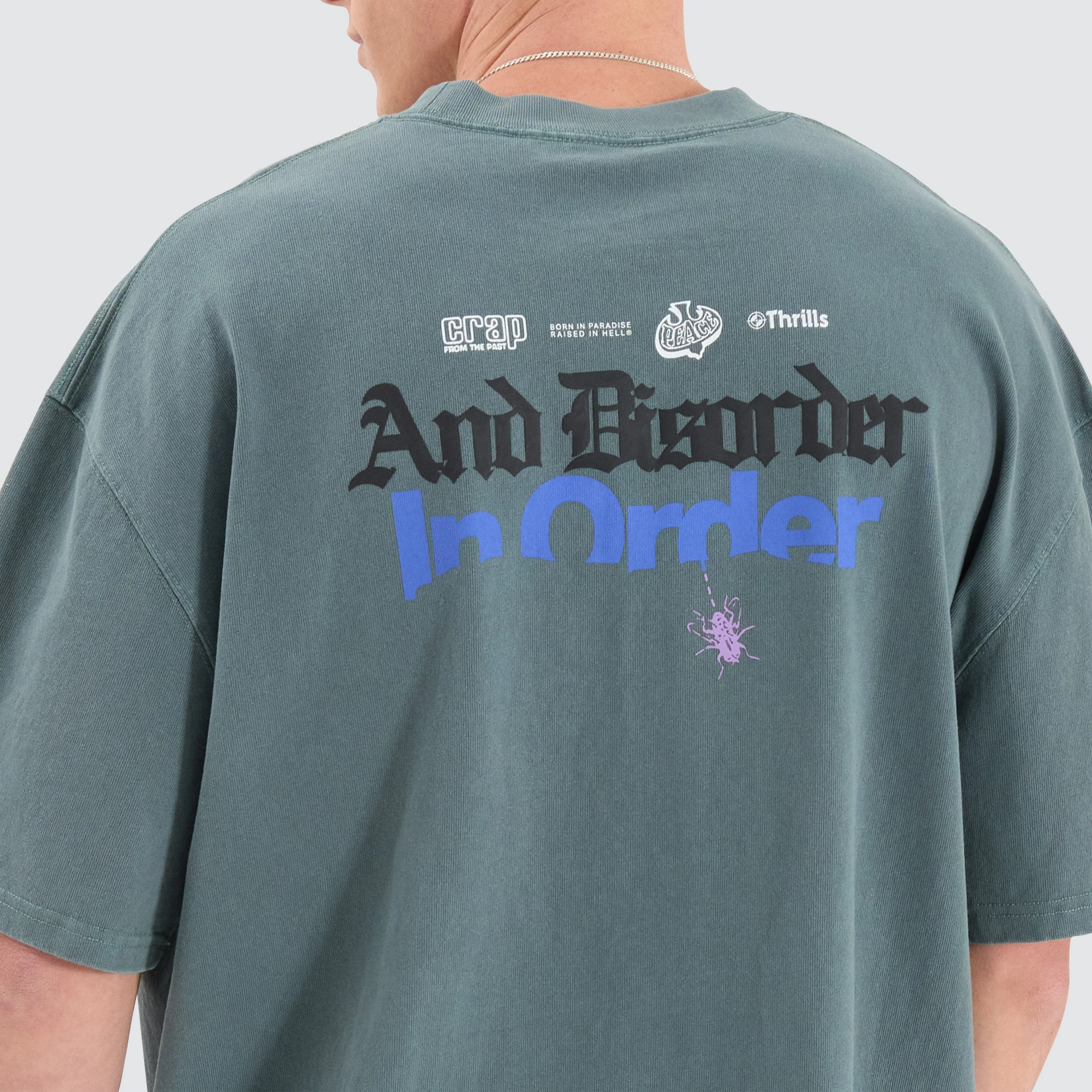 In Order Box Fit Oversized Tee Blue sold by Neverland product image thumbnail 4