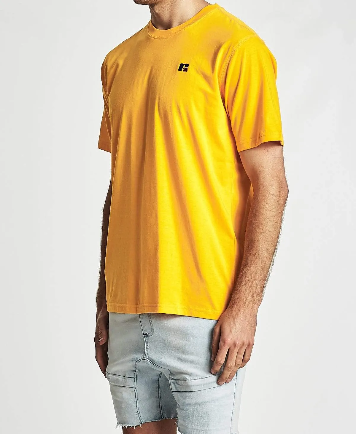 Baseliner Small Embroidered T-Shirt Gold sold by Neverland product image thumbnail 3