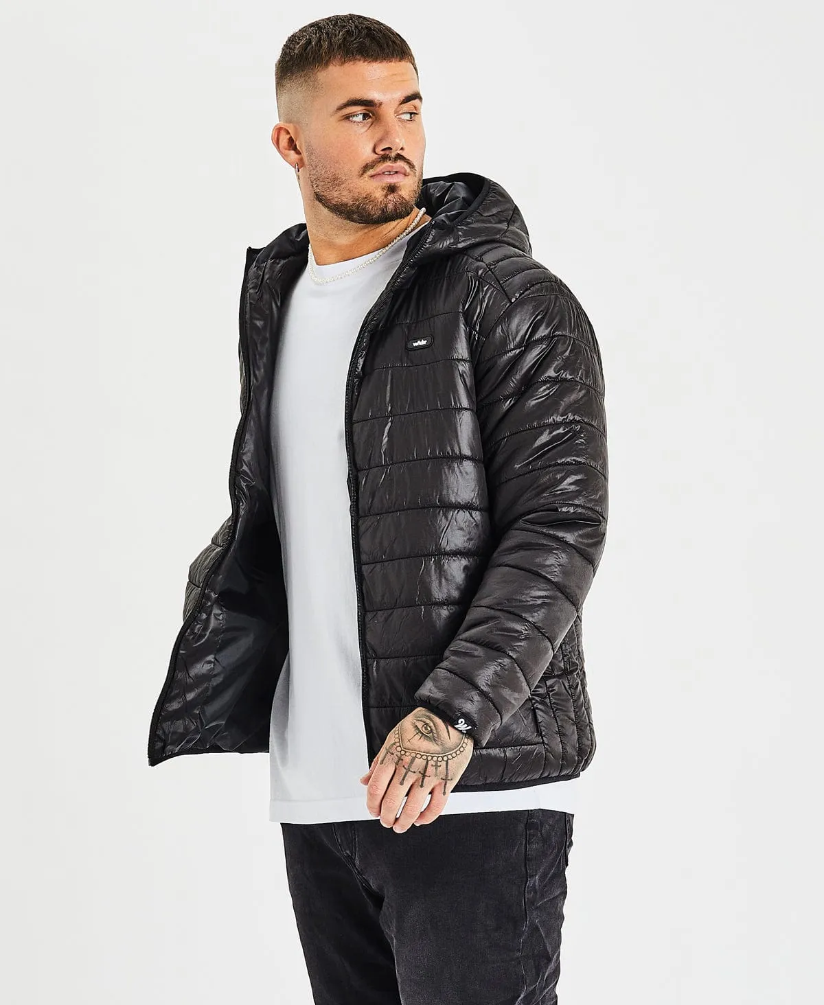 Alternate Puffer Jacket Black sold by Neverland