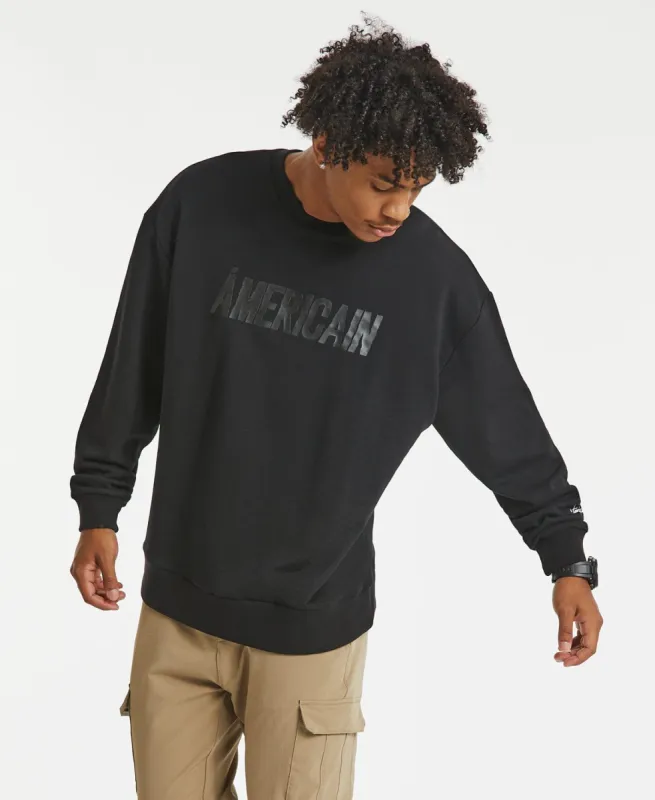 Viral Relaxed Jumper Jet Black sold by Neverland