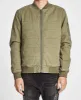 Explosive Quilted Canvas Bomber Jacket Khaki sold by Neverland
