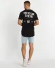 Fire Flame Cape Back T-Shirt Acid Black sold by Neverland
