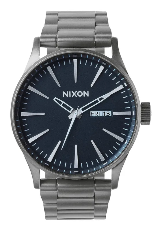 Sentry SS Watch Gunmetal/Blue Crystal Grey sold by Neverland