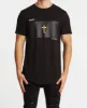 Now & Forever Dual Curved T-Shirt Jet Black sold by Neverland