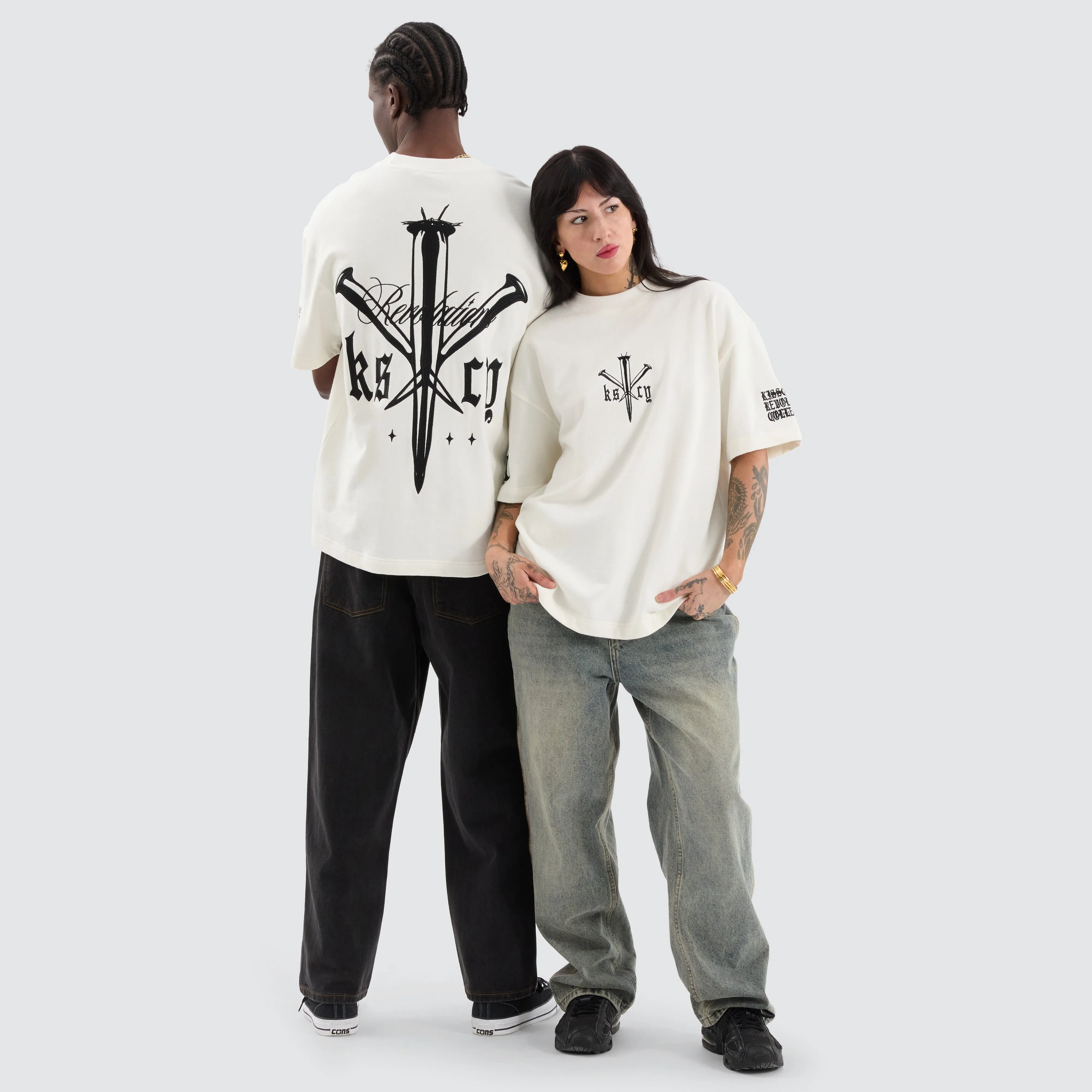 Revolation Loopback Street Tee Natural White sold by Neverland product image thumbnail 5