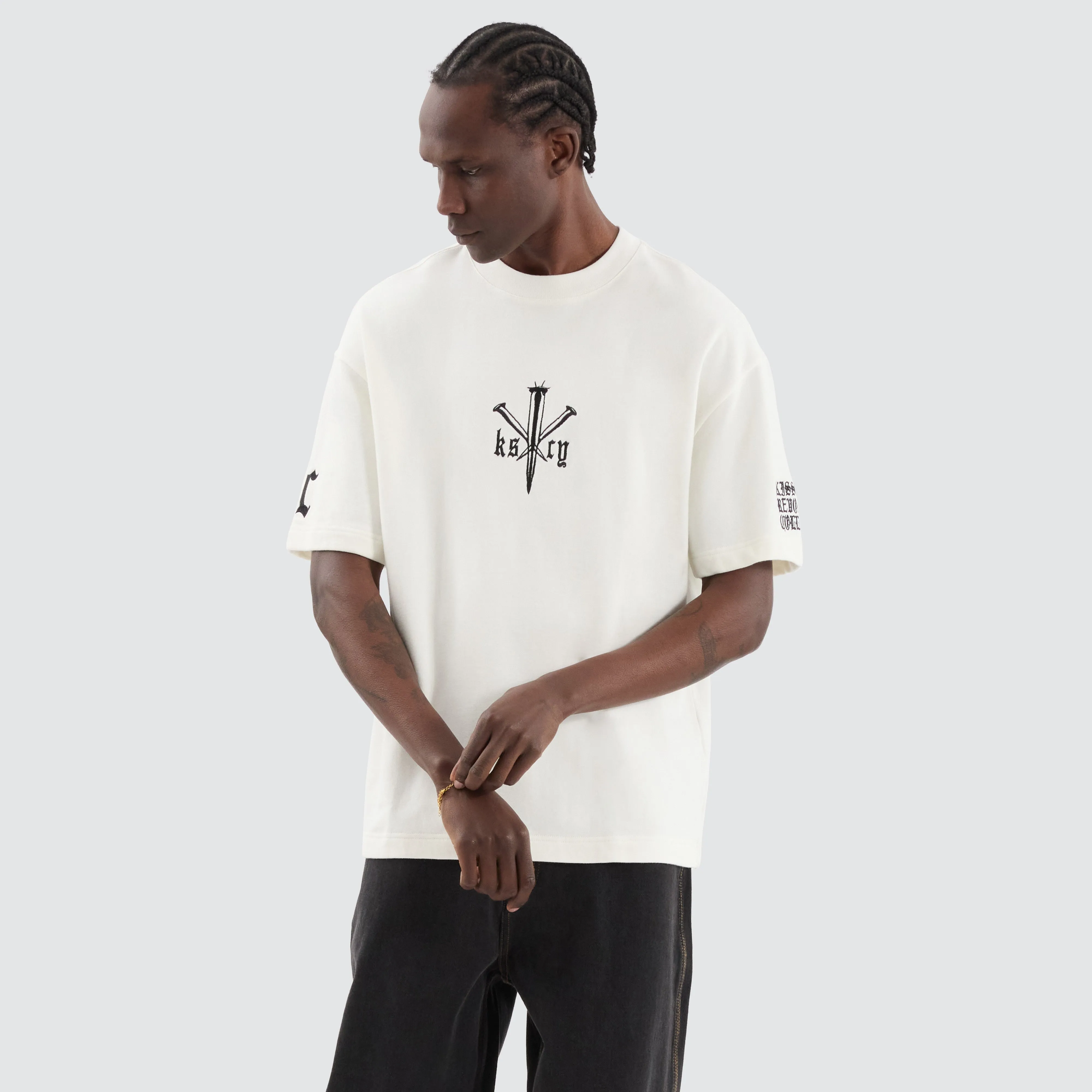 Revolation Loopback Street Tee Natural White sold by Neverland product image thumbnail 4